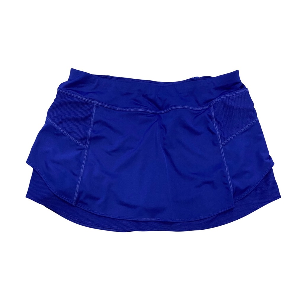 Athleta‎ Blue Athletic Skort Skirt Shorts Tennis Golf Workout Size M